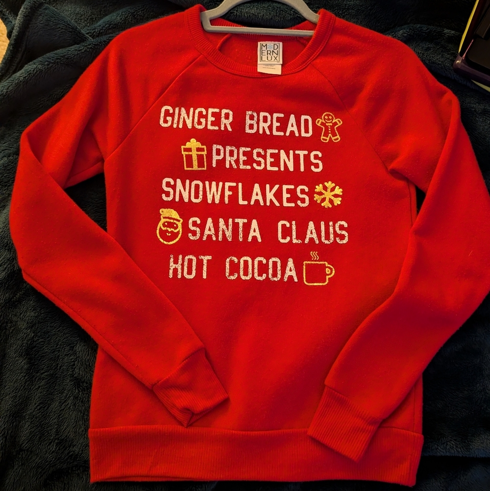 Juniors Size XS Christmas Sweater